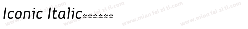 Iconic Italic字体转换